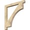 Ekena Millwork Westlake Block Rough Sawn Bracket, Douglas Fir, 4"W x 44"D x 44"H BKT04X44X44WTL05RDF - alternate 1